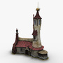 3d wizard shop model