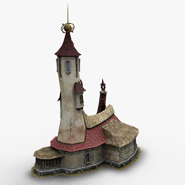 3d wizard shop model - Wizard Shop... by bemola