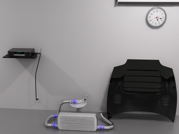 maya garage automotive lift - garage_scene2.zip by redline_or_nothing