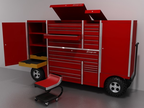 maya garage automotive lift - garage_scene2.zip by redline_or_nothing
