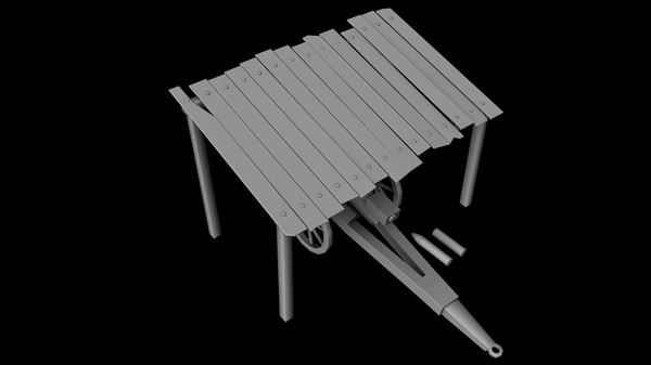 maya artillery cannon canopy - Artillery Cannon Canopy by tuann123