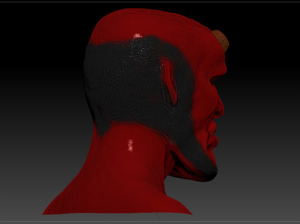 3d model hellboy polypainted zbrush - HellGuy by KeremGogus