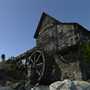 watermill scene 3d model