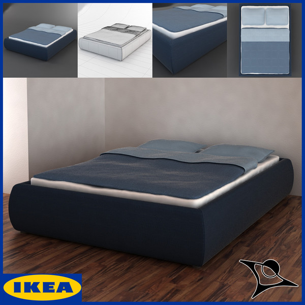3d bed ikea grimen model - Ikea Grimen  Bed by MilosJakubec