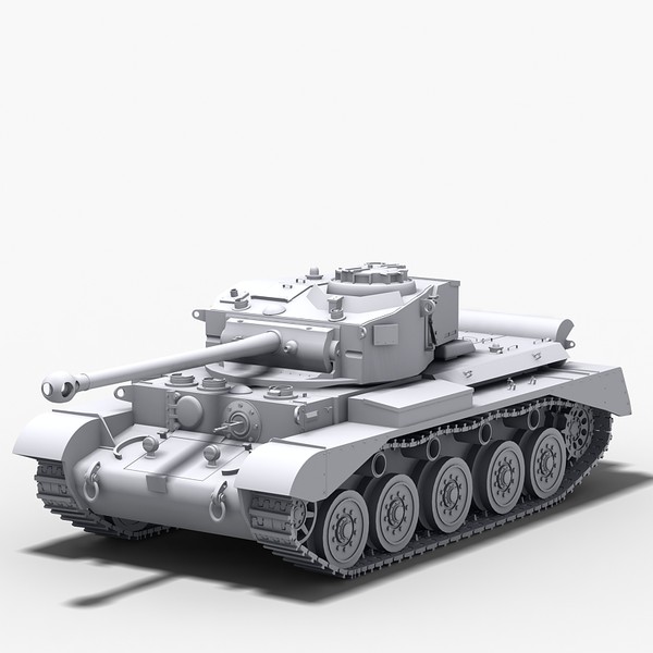 british a34 comet tank 3d max - A34 Comet by Sandu_Bublic