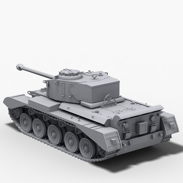 british a34 comet tank 3d max - A34 Comet by Sandu_Bublic