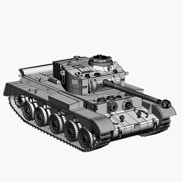 british a34 comet tank 3d max - A34 Comet by Sandu_Bublic