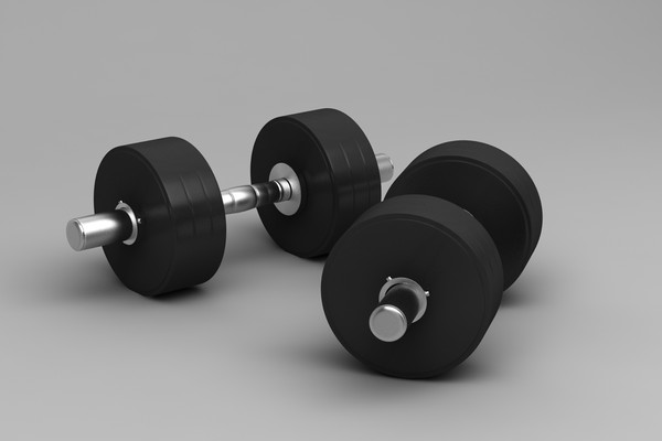 3d dumbell - Dumbell by dentonvanzan