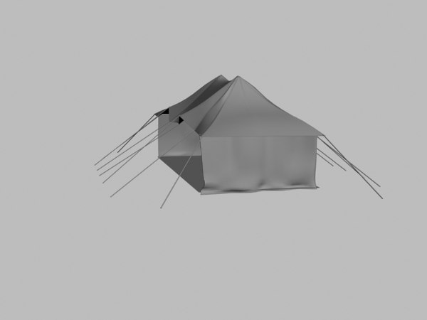 free tent outing vacation 3d model - tent2 by jo2specialist