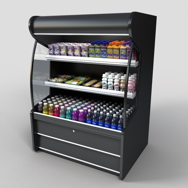 3dsmax floor cooler - floor display cooler by monkeyodoom