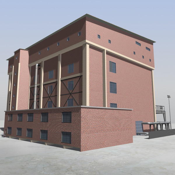 factory refinery 3d model - Factory03 by Imagework