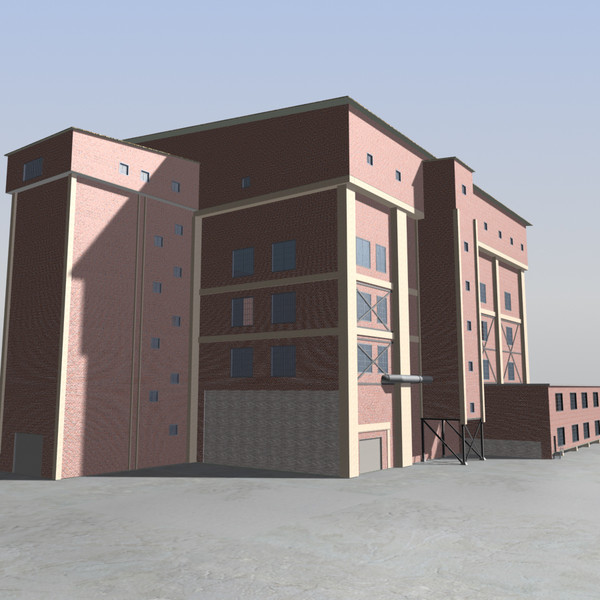factory refinery 3d model - Factory03 by Imagework