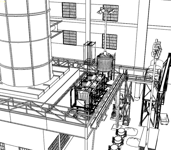 factory refinery 3d model - Factory03 by Imagework
