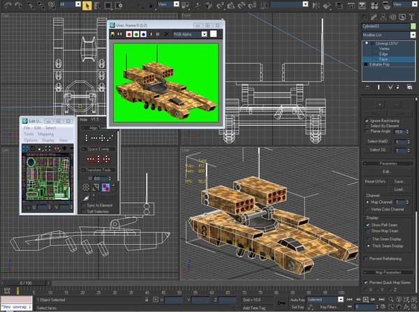 3d gdi hover mlrs model - GDI Hover MLRS by Dreamcaseal