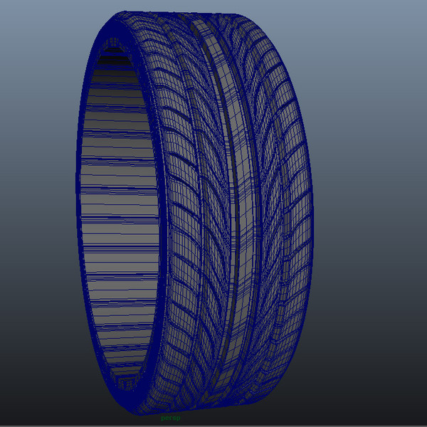 3d model of yokohama s-drive tire rim - Tire s-drive by DimitarK