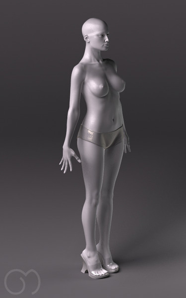 anatomy woman 3d obj - Woman by goodmesh