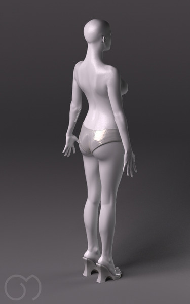 anatomy woman 3d obj - Woman by goodmesh