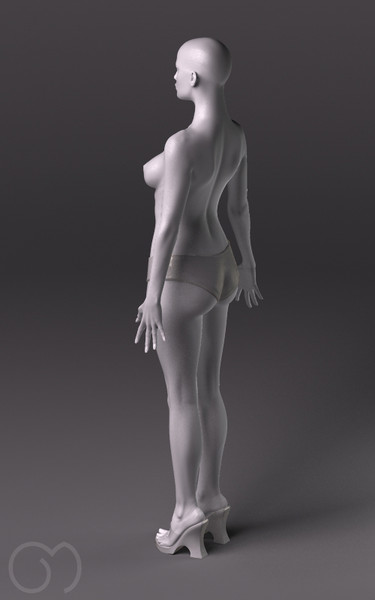 anatomy woman 3d obj - Woman by goodmesh