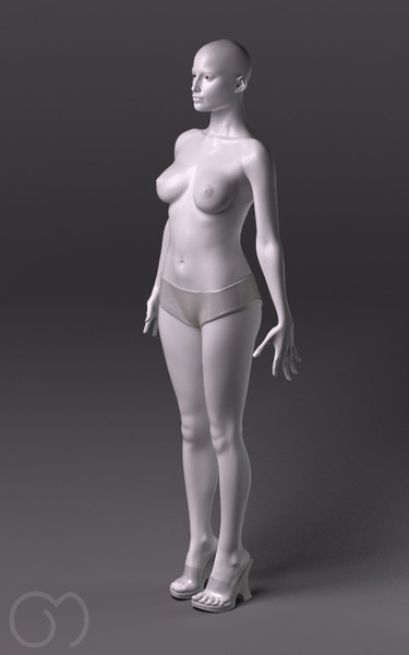 anatomy woman 3d obj - Woman by goodmesh