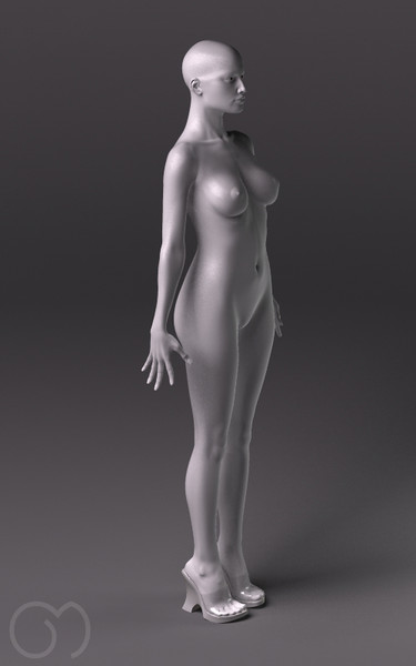 anatomy woman 3d obj - Woman by goodmesh