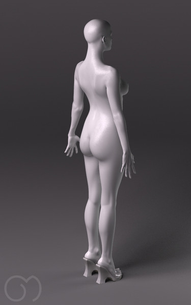anatomy woman 3d obj - Woman by goodmesh