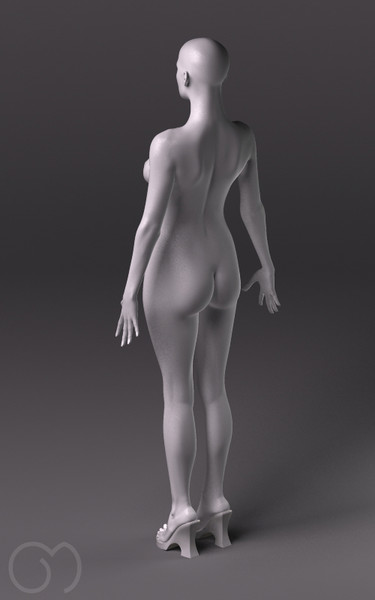 anatomy woman 3d obj - Woman by goodmesh