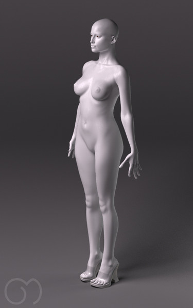 anatomy woman 3d obj - Woman by goodmesh