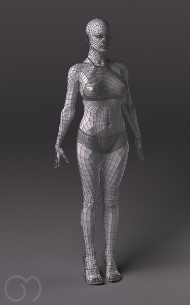 anatomy woman 3d obj - Woman by goodmesh