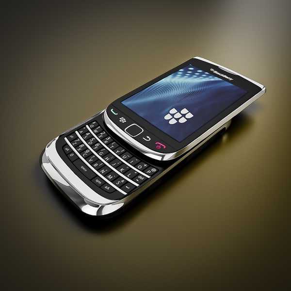 new blackberry 9800 torch 3d model - Blackberry 9800 Torch cell phone... by Leeift