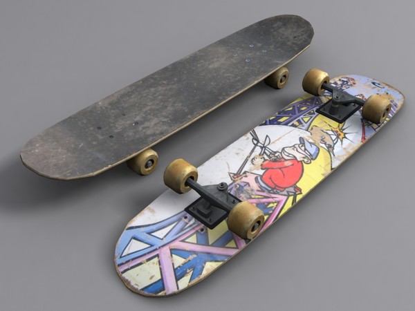 3dsmax skateboard - Skateboard by GurnisLV