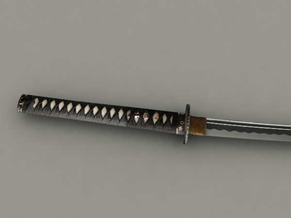 3d model japanese sword katana - Katana by GurnisLV