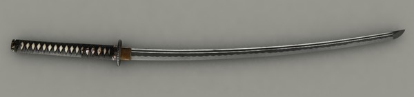 3d model japanese sword katana - Katana by GurnisLV
