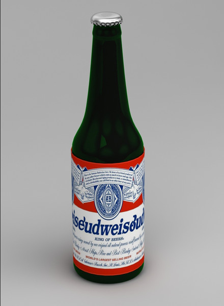 3d model budweiser beer - Budweiser by dentonvanzan