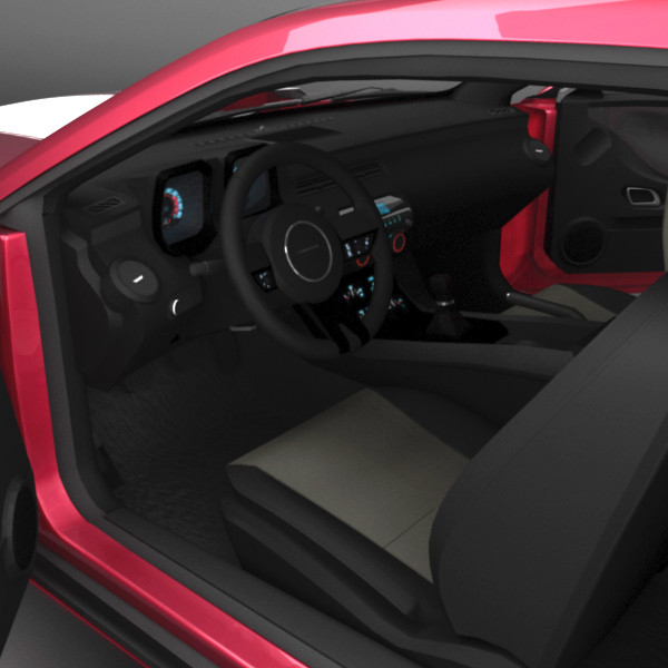 camaro ss deluxe car 3d obj - 2010 Camaro SS Deluxe by ImagineOcean Creations