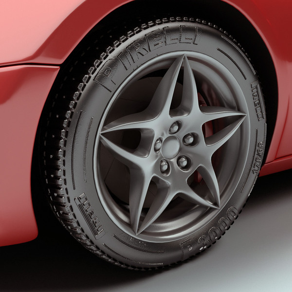 realistic ferrari 599 3d max - Ferrari 599 by 3d_molier