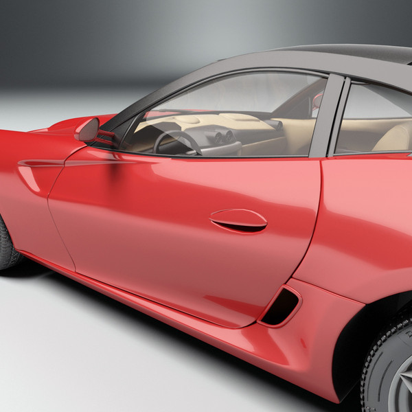 realistic ferrari 599 3d max - Ferrari 599 by 3d_molier