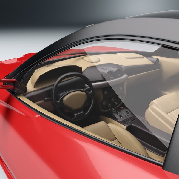 realistic ferrari 599 3d max - Ferrari 599 by 3d_molier