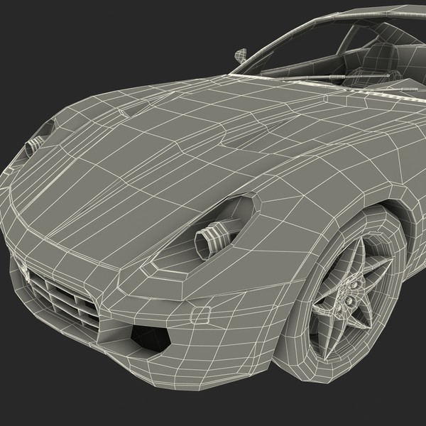 realistic ferrari 599 3d max - Ferrari 599 by 3d_molier
