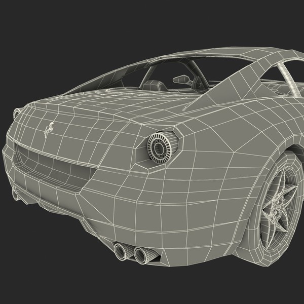 realistic ferrari 599 3d max - Ferrari 599 by 3d_molier