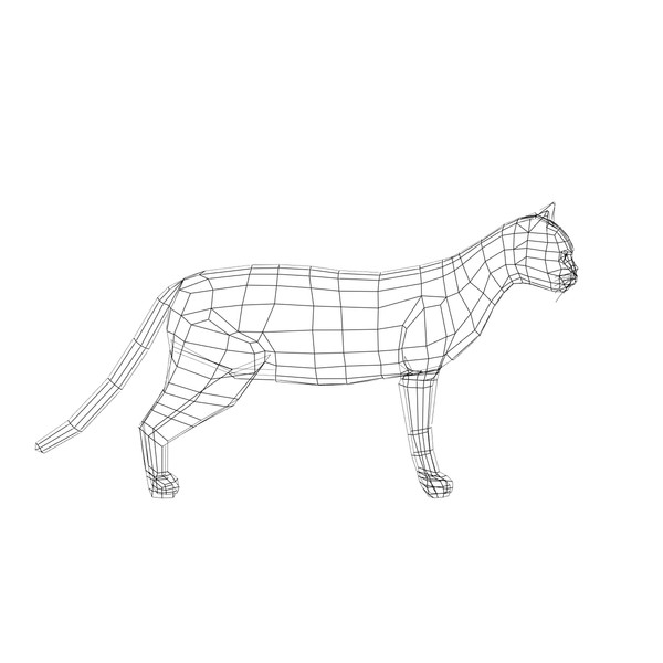 max cat pet - Cat low poly by virtualclay
