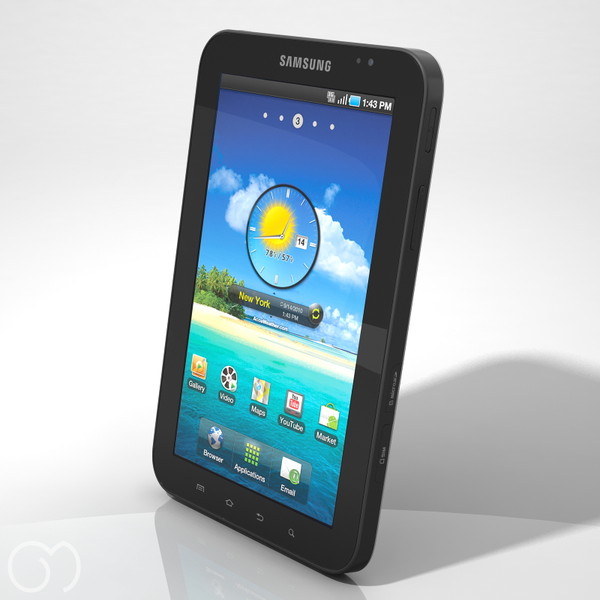 polygonal samsung galaxy tab obj - Samsung Galaxy Tab by goodmesh