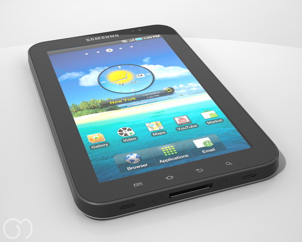 polygonal samsung galaxy tab obj - Samsung Galaxy Tab by goodmesh