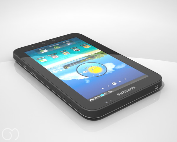 polygonal samsung galaxy tab obj - Samsung Galaxy Tab by goodmesh
