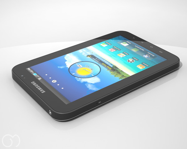 polygonal samsung galaxy tab obj - Samsung Galaxy Tab by goodmesh