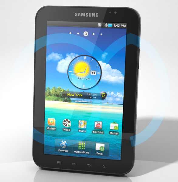 polygonal samsung galaxy tab obj - Samsung Galaxy Tab by goodmesh