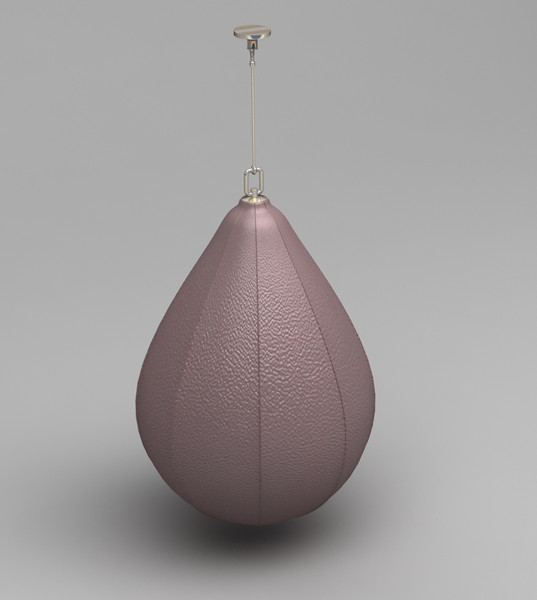 boxing speed bag 3d model - Boxing Speed Bag by dentonvanzan
