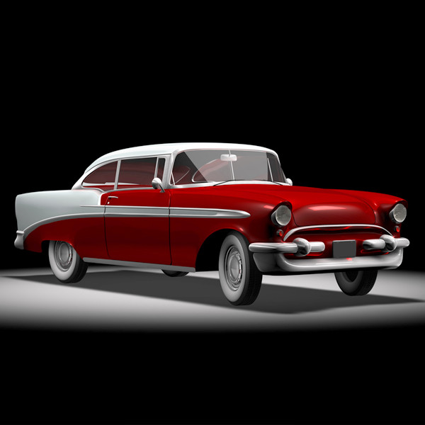 chevrolet bel air 3d model - Chevrolet Bel Air by NesAn Studio
