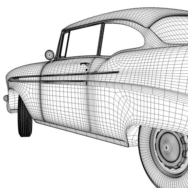 chevrolet bel air 3d model - Chevrolet Bel Air by NesAn Studio