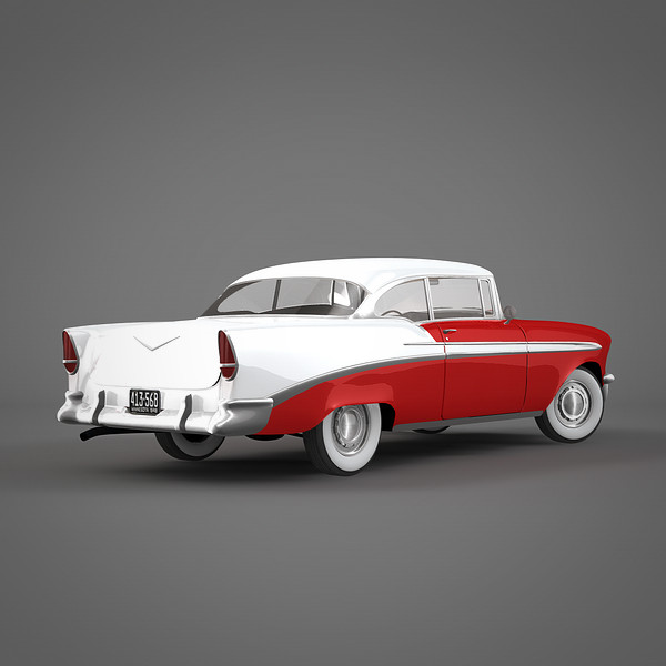 chevrolet bel air 3d model - Chevrolet Bel Air by NesAn Studio