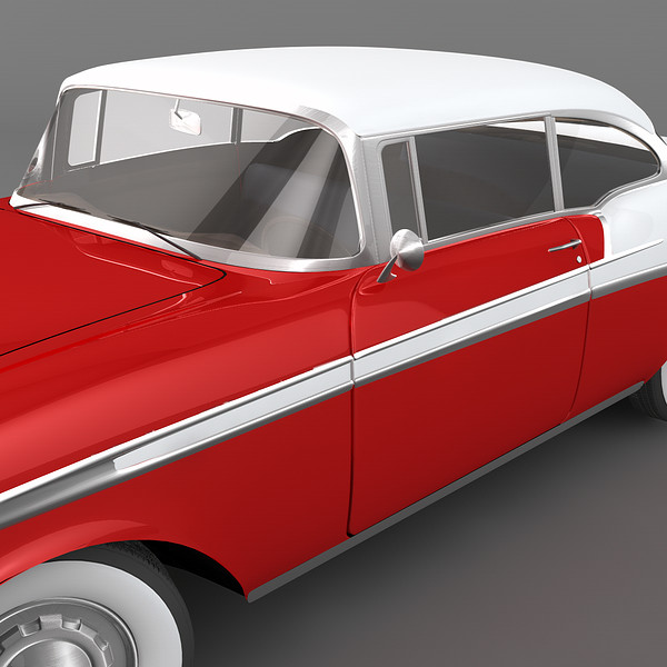 chevrolet bel air 3d model - Chevrolet Bel Air by NesAn Studio